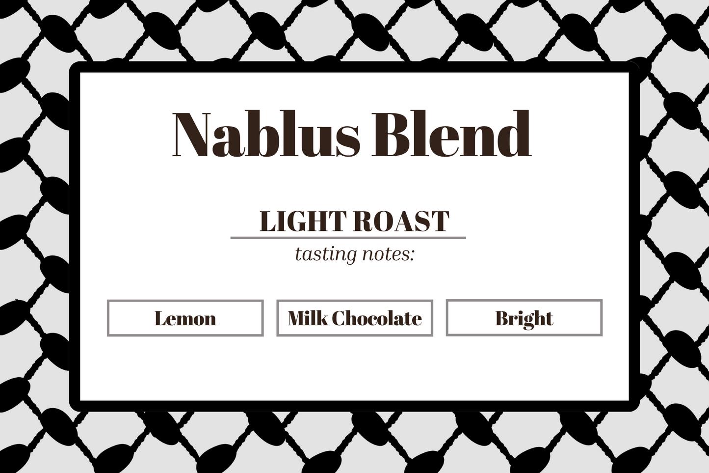 Nablus Blend Bulk - The Palestinian Coffee Company
