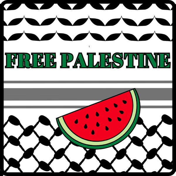 Free Palestine Sticker - The Palestinian Coffee Company