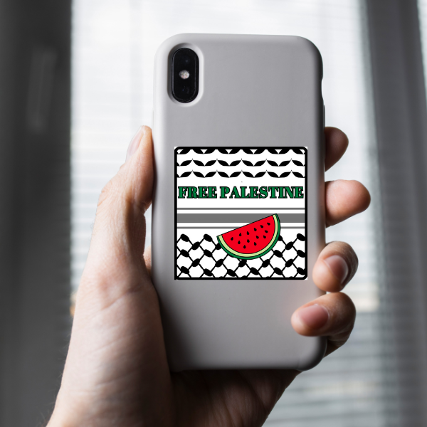 Free Palestine Sticker - The Palestinian Coffee Company