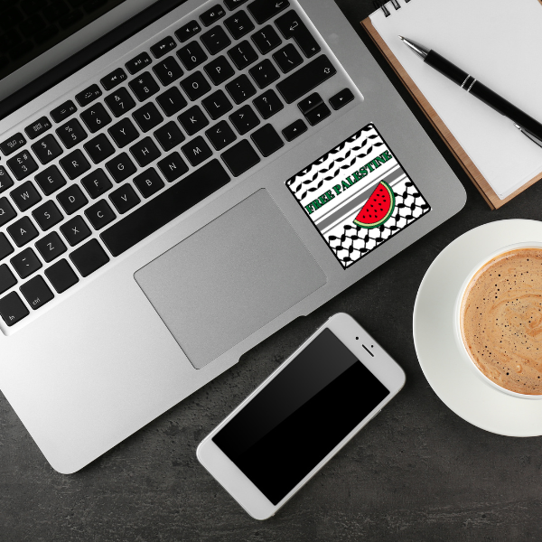 Free Palestine Sticker - The Palestinian Coffee Company