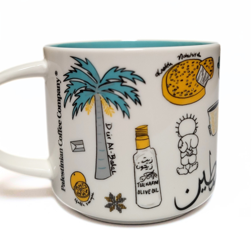 palestine mug back destination coffee