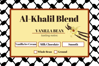 Al-Khalil Blend: Vanilla Bean Single Serve Pods - The Palestinian Coffee Company