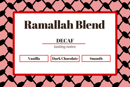 Ramallah Blend Decaf-Single Serve Pods - The Palestinian Coffee Company