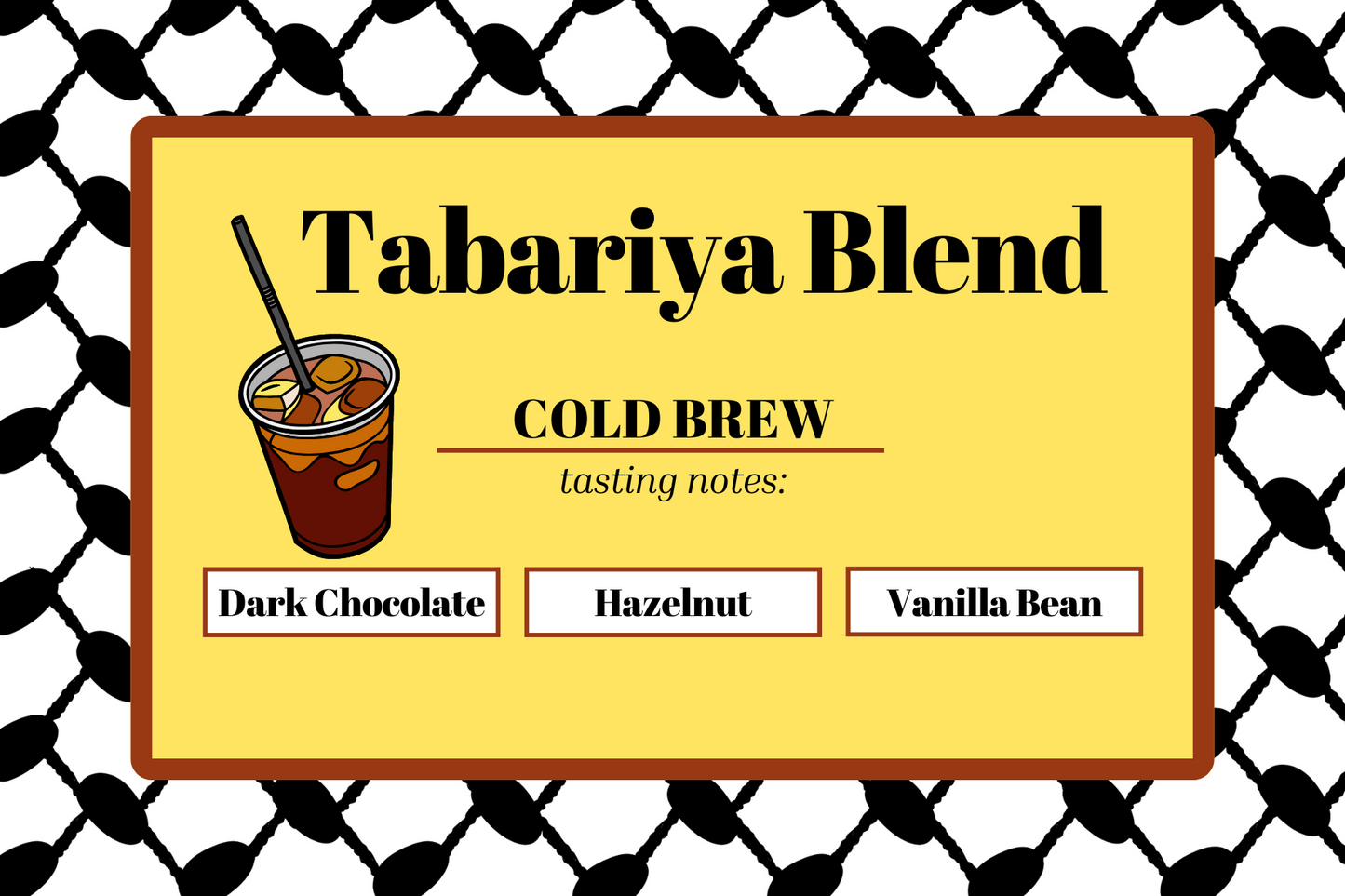 Tabariya Blend: Cold Brew - The Palestinian Coffee Company