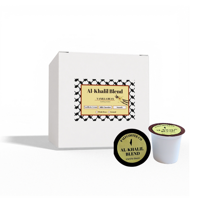 Al-Khalil Blend: Vanilla Bean Single Serve Pods - The Palestinian Coffee Company