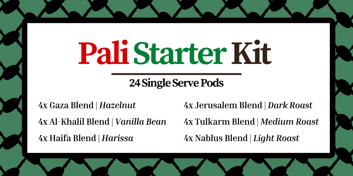 Pali Starter Kit-Single Serve Pods - The Palestinian Coffee Company